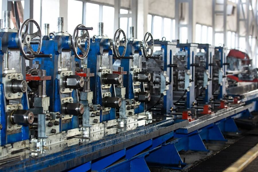 linha de produção industrial