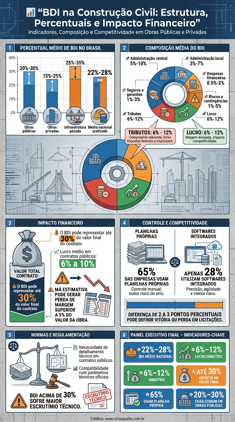 BDI (Benefícios e Despesas Indiretas) na Construção