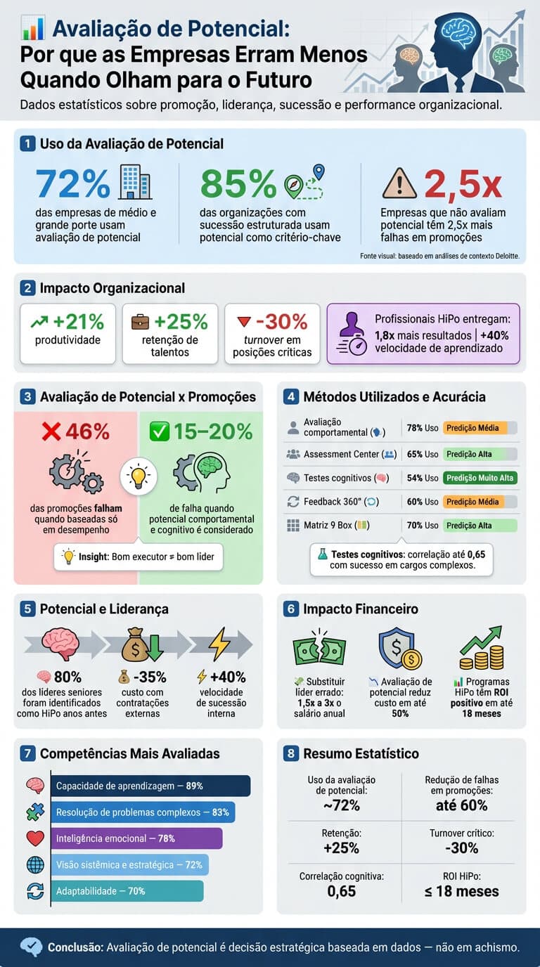 infografico Avaliação de Potencial e Sucessão de Lideranças infografico Avaliação de Potencial e Sucessão de Lideranças