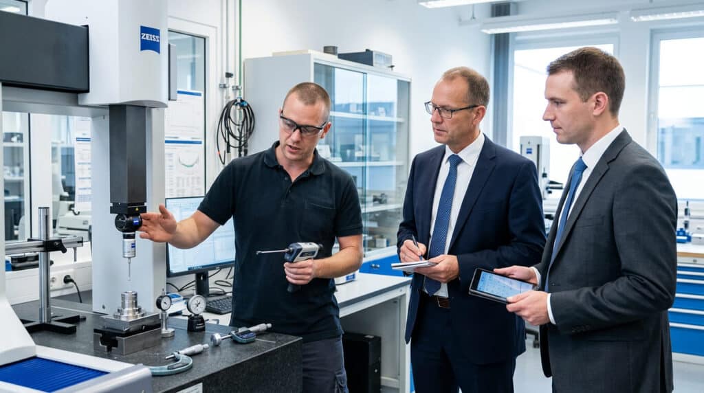 Avaliação de acreditação em laboratório de metrologia