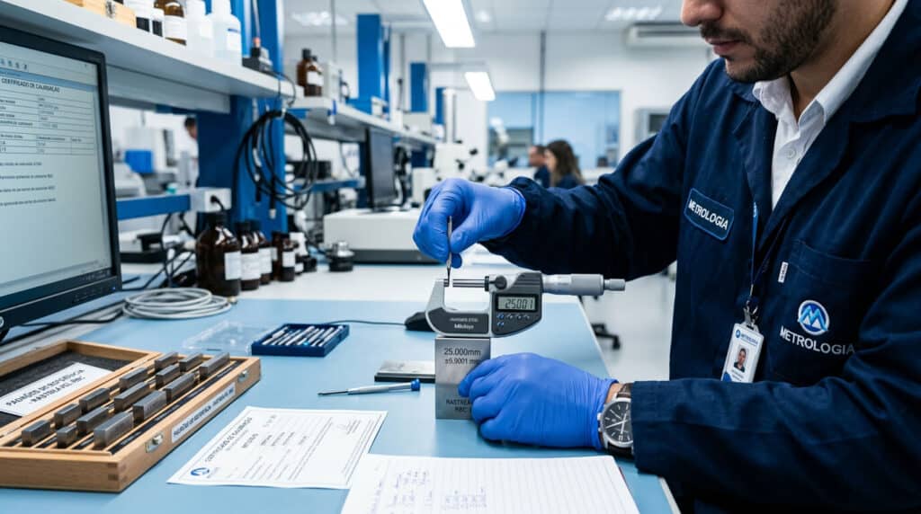 Calibração rastreável em laboratório acreditado pela CGCRE INMETRO