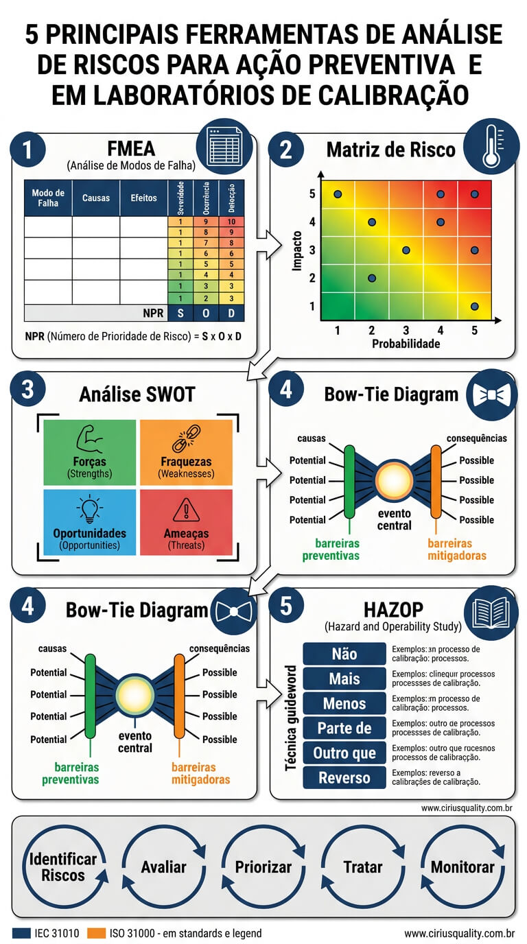 Ação Preventiva em Calibração: Abordagem Baseada em Risco conforme ISO 17025