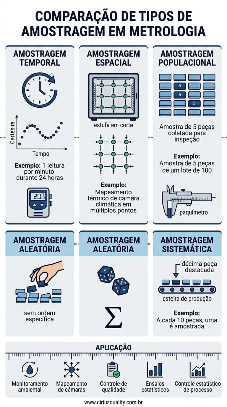 Amostragem de Dados em Metrologia Conceitos, Tipos e Aplicações Práticas