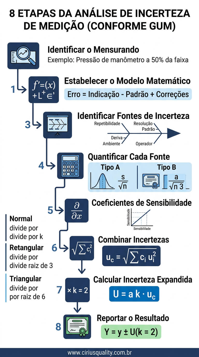 Análise de Incerteza de Medição Guia Completo conforme GUM e ISO 17025