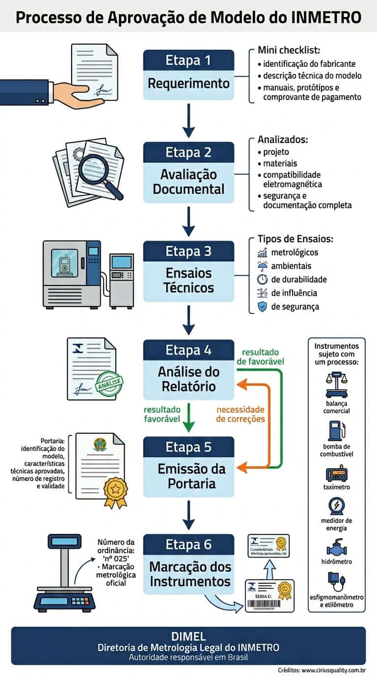 Aprovação de Modelo no INMETRO