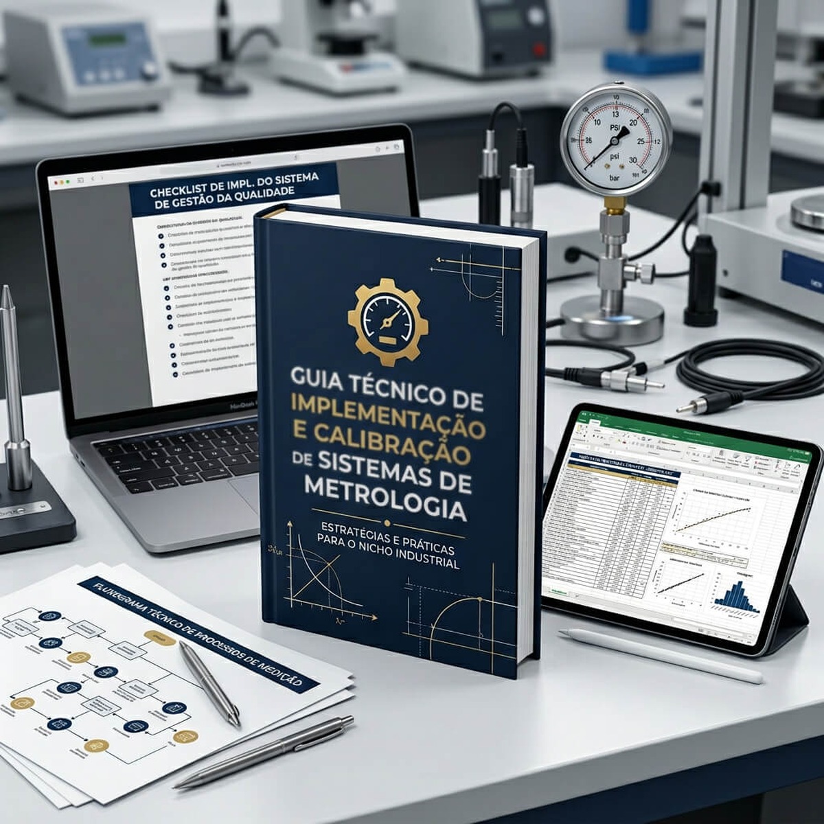 Bundle Guia ABNT NBR ISO/IEC 17025:2017 Cirius Quality com e-book, planilhas, checklist e calculadora TUR PRO